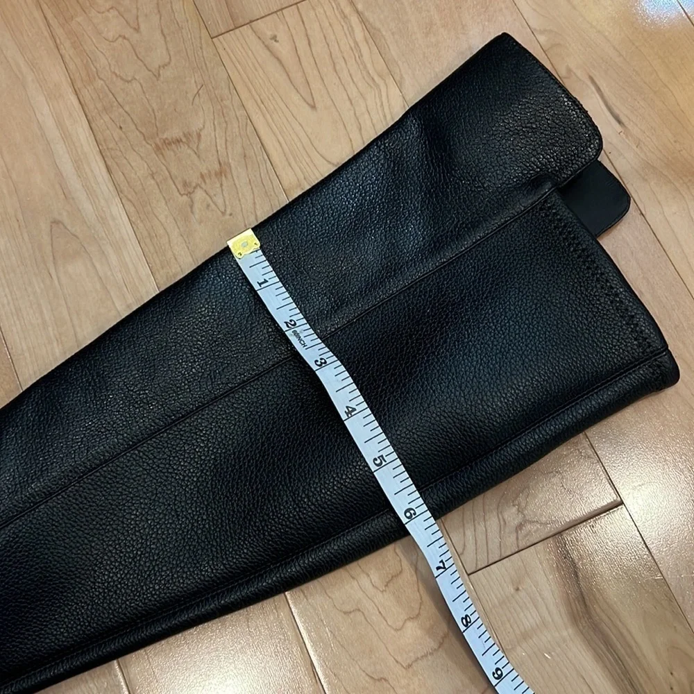 Michael Michael Kors black pebbled leather over the knee knee high boots 5.5 - Picture 15 of 16